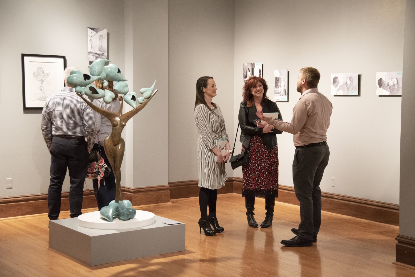 Leon Bronstein "Between the Fantastic and the Real" exhibition